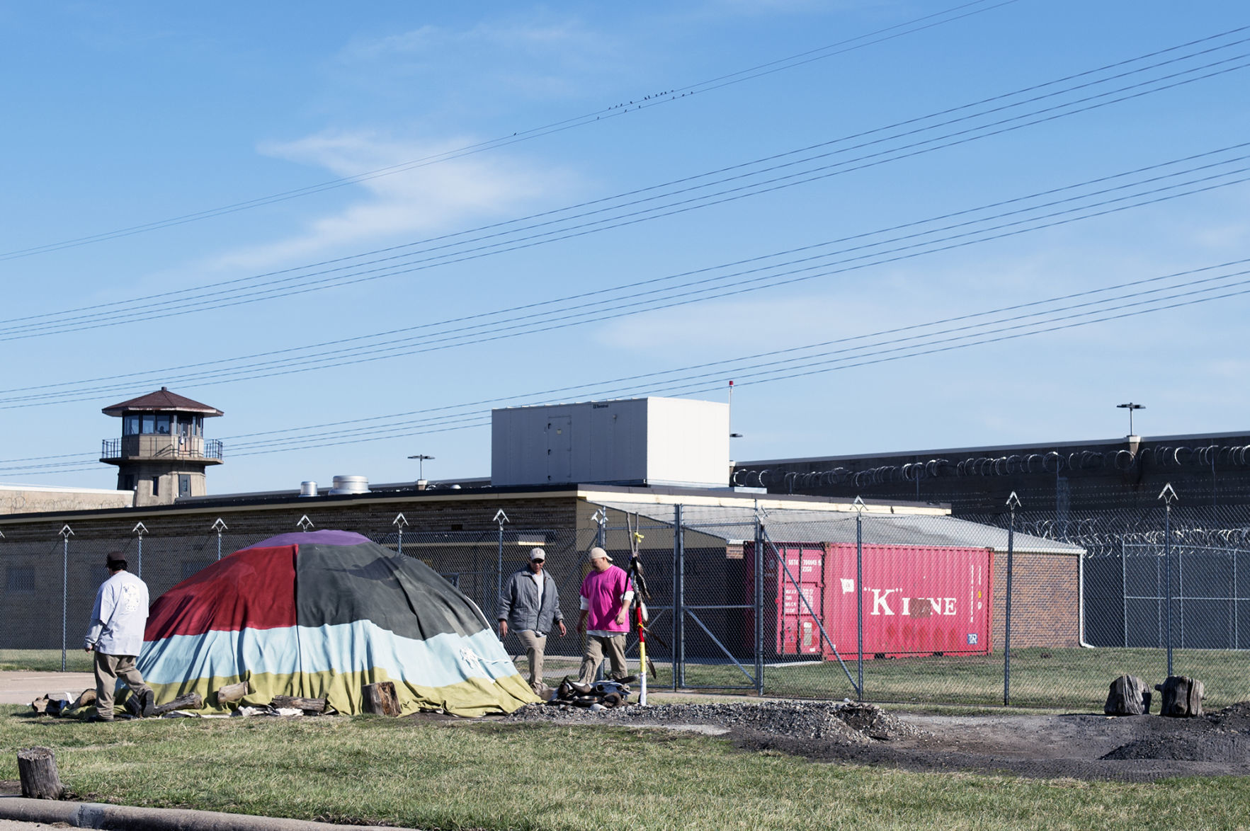 Prison sweat lodge